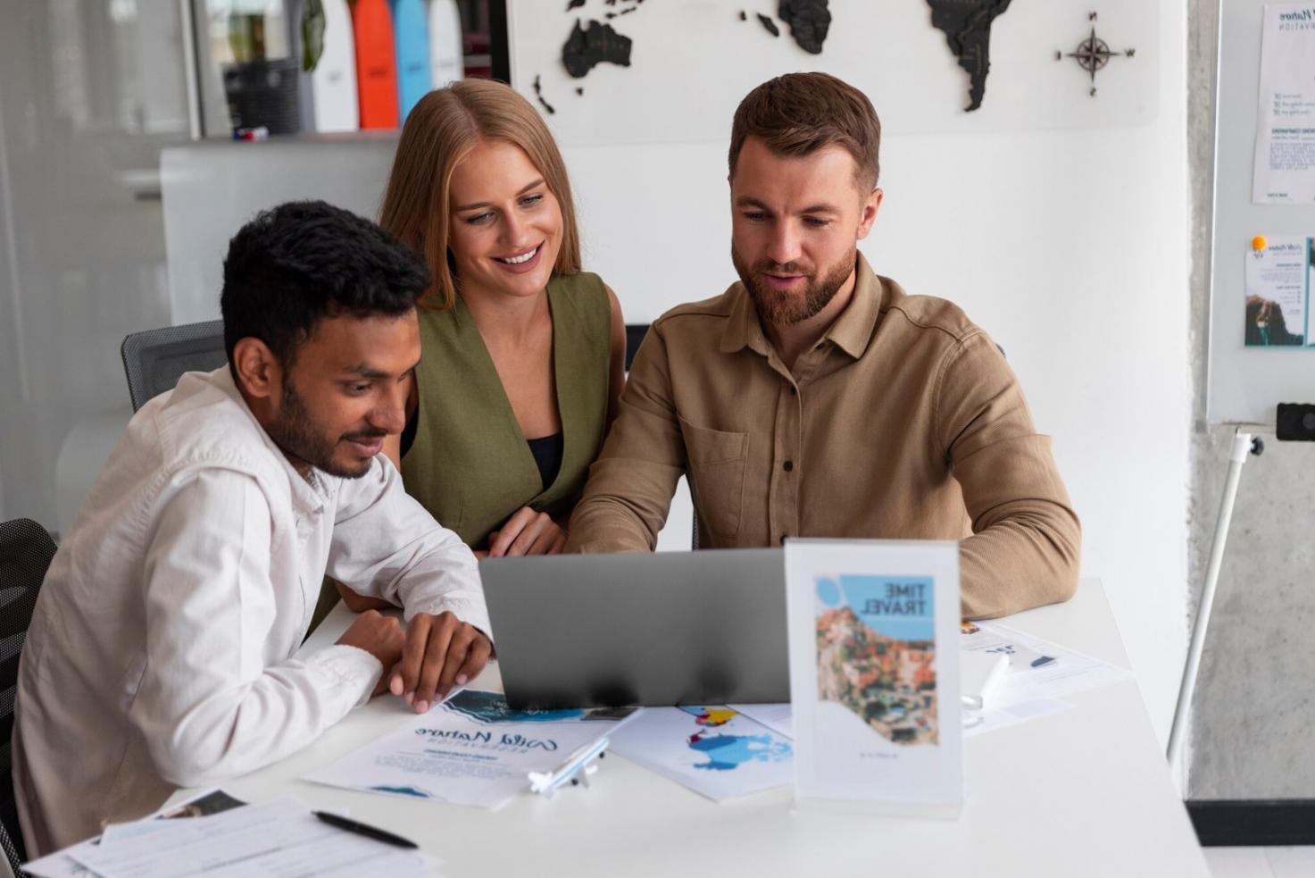 corvantislo team working collaboratively on financial strategies in Fyshwick office